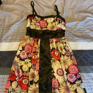 girls satin dress
